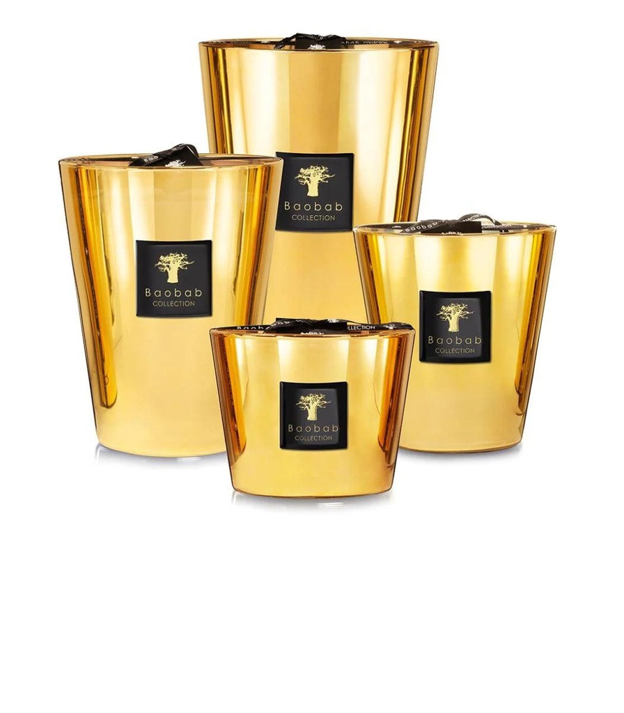 Baobab kaars Les exclusives Aurum (10cm)